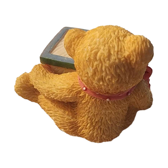 Enesco Cherished Teddies 1995 Bear Figurine "A" Block #1584448A - Picture 4 of 6
